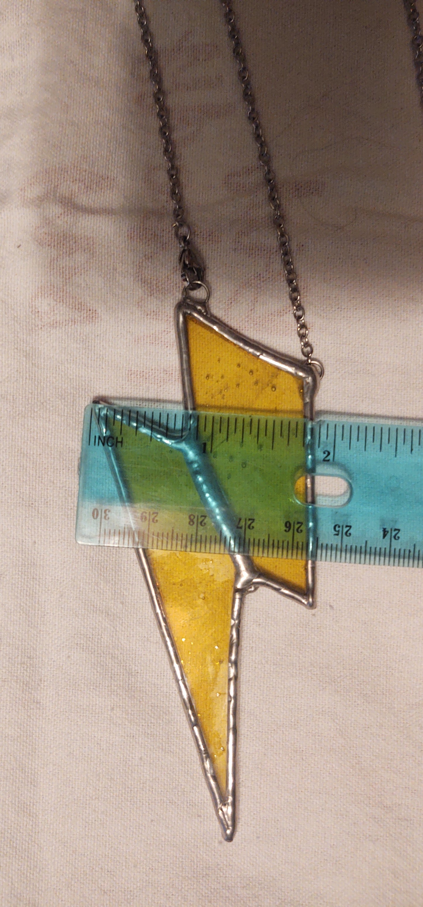 Lightening Bolt Car Charm